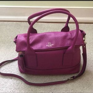 Kate Spade ♠️ pebble leather orchid satchel